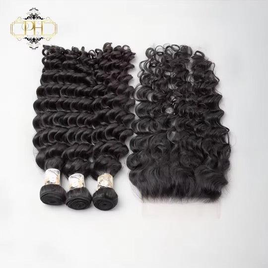 Burmese Curly Lace Closures