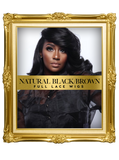 Natural Brown/Black Full Lace Wigs